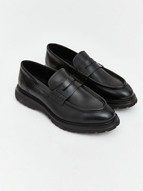 LCW STEPS Deri Görünümlü Erkek Klasik Ayakkabı - S6K435Z8-HUC