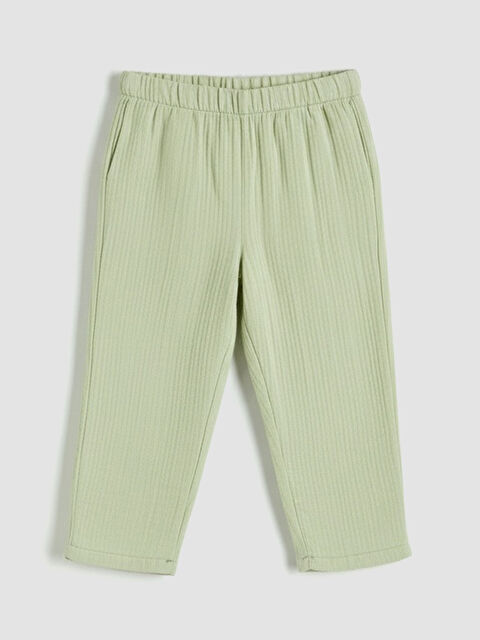 LCW ECO Beli Lastikli Kız Çocuk Eşofman Alt - S6K447Z1-SRD