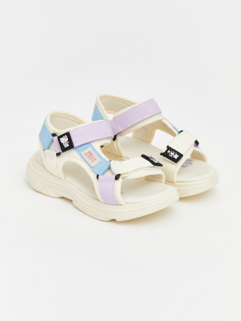 LCW STEPS Hello Kitty Baskılı Kız Çocuk Sandalet