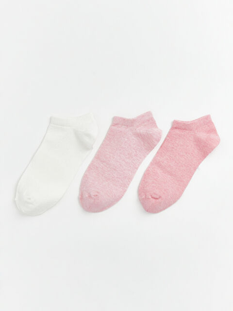 LCW ECO Kadın Patik Çorap 3'lü - S6K563Z8-EEW