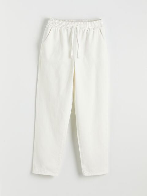 LCW Modest Beli Lastikli Kadın Pantolon - S6K568Z8-EEW