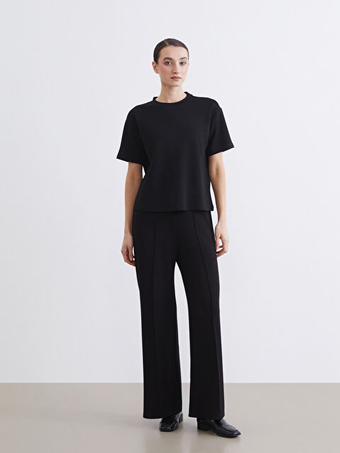 LCW Modest Beli Lastikli Kadın Pantolon - S6K570Z8-DJ7