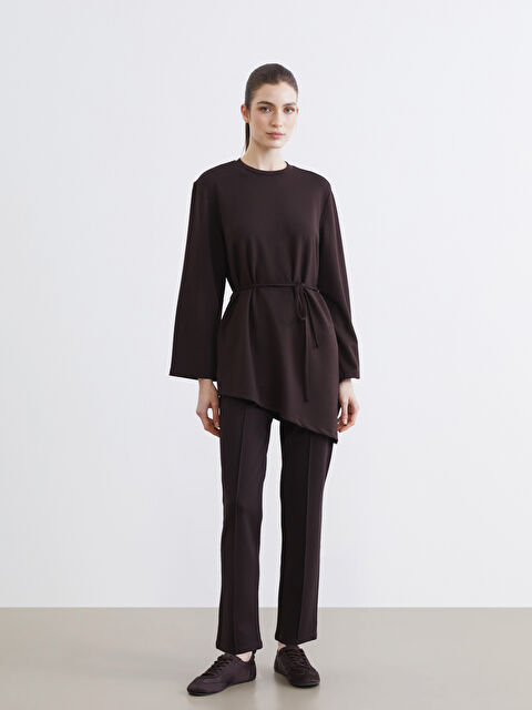 LCW Modest Yüksek Bel Slim Fit Kadın Pantolon - S6K590Z8-ZRR