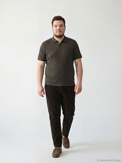 SOUTHBLUE Standart Kalıp Kadife Erkek Pantolon - S6K637Z8-CU8