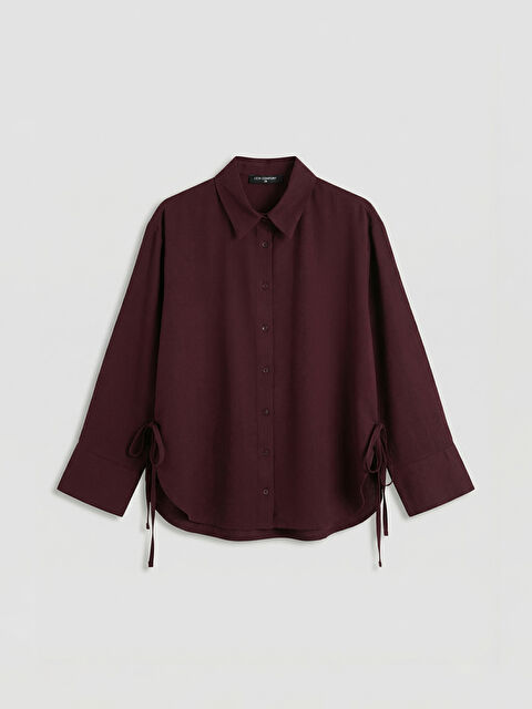 LCW Comfort Bağlama Detaylı Kadın Gömlek - S6K657Z8-HQT