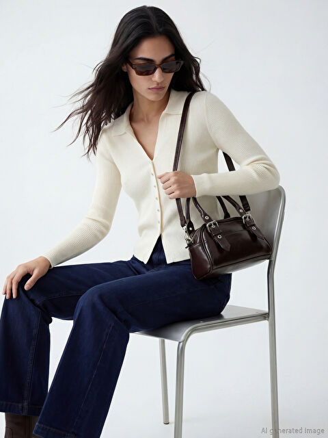 LCW ACCESSORIES Deri Görünümlü Kadın Kol Çantası - S6K711Z8-HEH