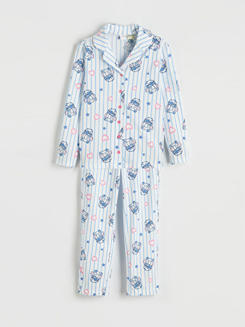 LCW Kids PLAVA Pidžama komplet Devojka - S6K730Z4-LQQ