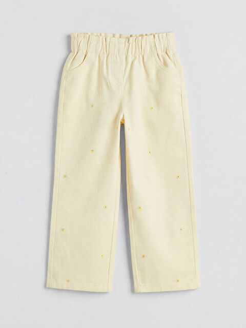 LCW Kids Момиче Жълто Панталон - S6K754Z1-FQ0