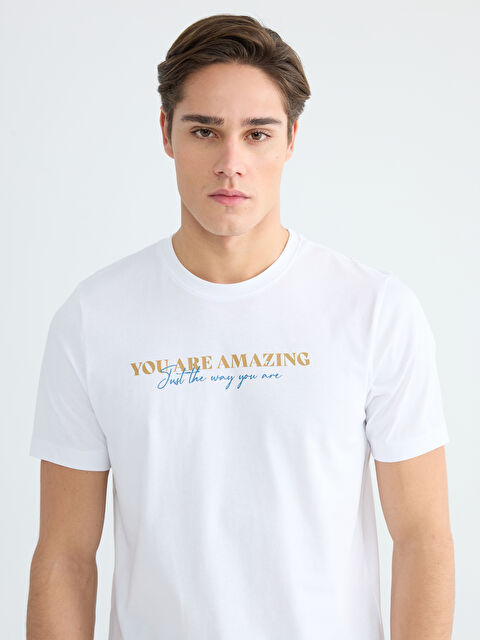 LCWAIKIKI Classic Man WHITE T-Shirt - S6K831Z8-Q6K