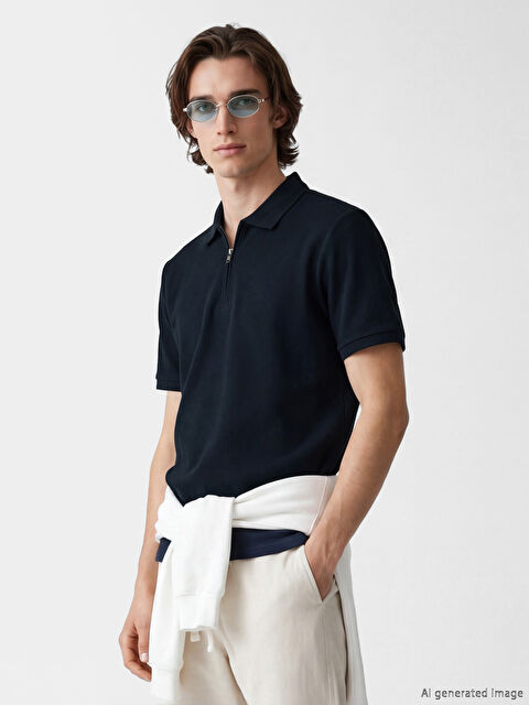 XSIDE Man NAVY T-Shirt - S6K836Z8-RFD