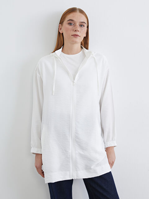 LCW Modest Kapüşonlu Kadın Tunik - S6K838Z8-EEW