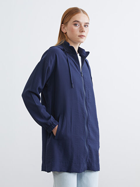 LCW Modest Kapüşonlu Kadın Tunik - S6K838Z8-CUY