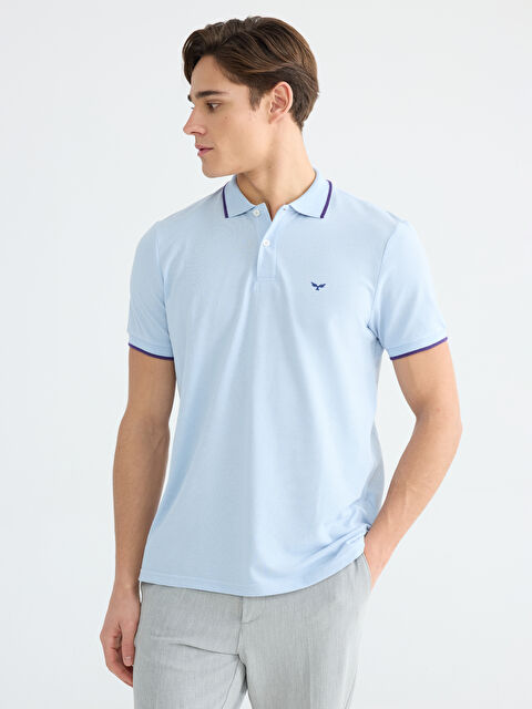 LCWAIKIKI Classic Man BLUE T-Shirt - S6K842Z8-DW8