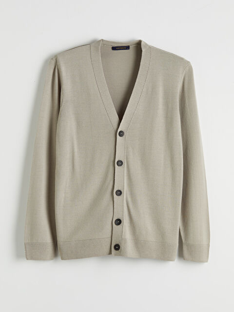 SOUTHBLUE Standart Kalıp V Yaka Erkek Triko Hırka - S6K879Z8-ZQR