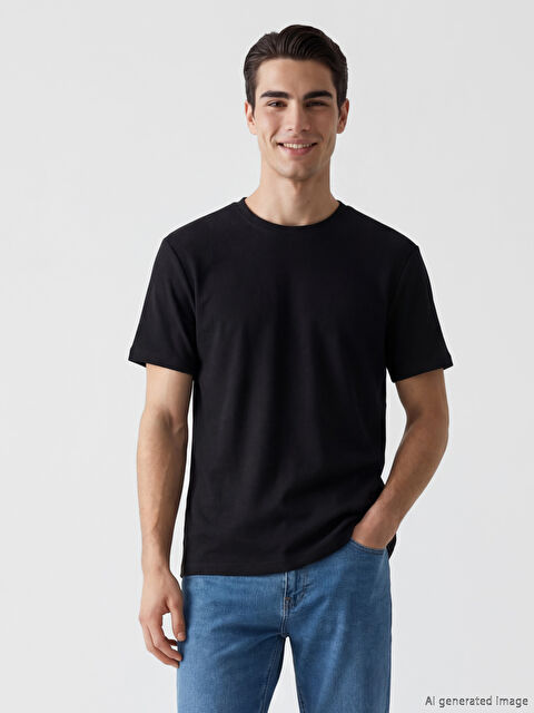 SOUTHBLUE Men's Crew Neck Jersey T-Shirt