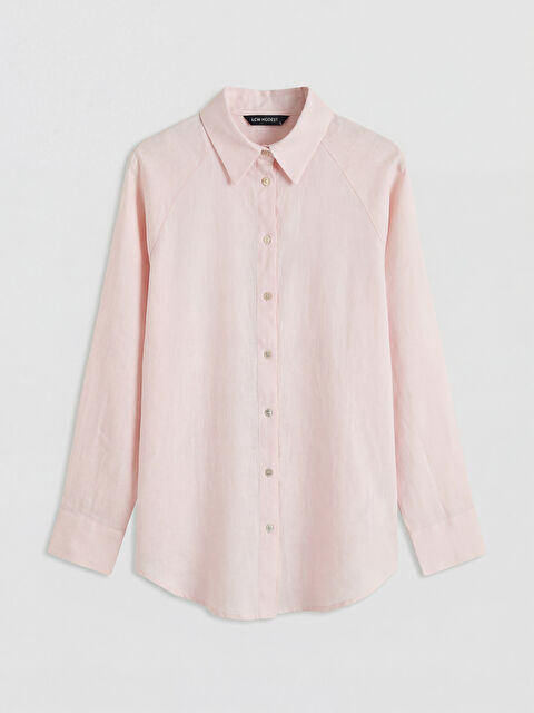 LCW Modest Keten Kadın Gömlek - S6K901Z8-14N