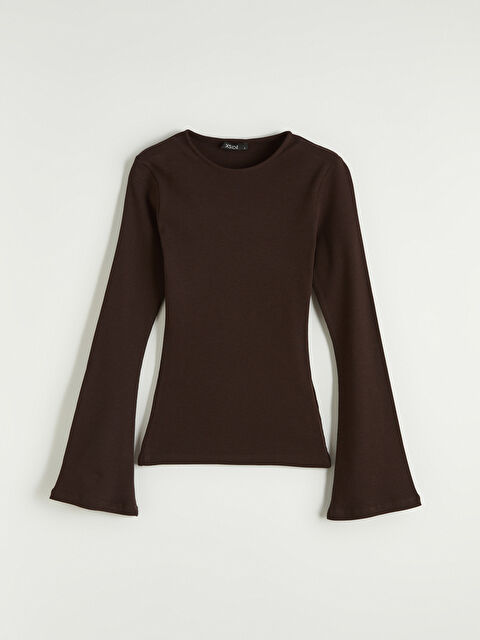 XSIDE Bisiklet Yaka İspanyol Kol Kadın Body - S6K924Z8-1VF