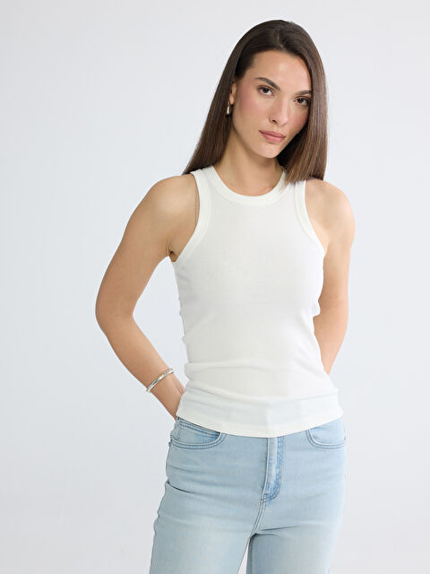 LCW ECO Halter Yaka Fitilli Kadın Atlet - S6K935Z8-J5E