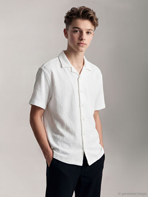 LCW Kids Resort Yaka Erkek Çocuk Gömlek