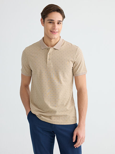 LCWAIKIKI Classic Man BEIGE T-Shirt - S6K984Z8-S2R