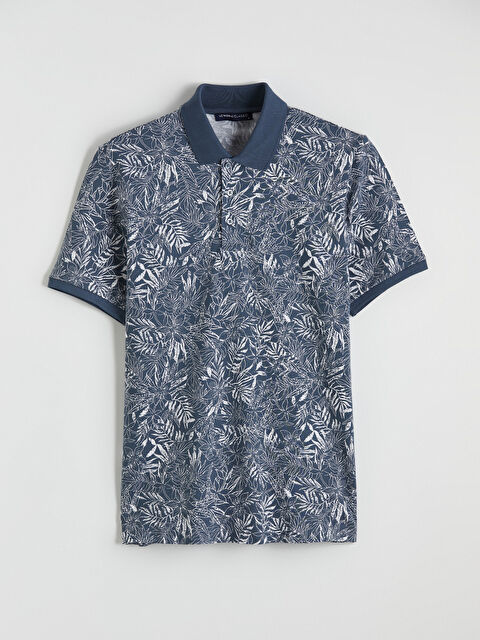 LCWAIKIKI Classic Man INDIGO T-Shirt - S6K993Z8-S2D