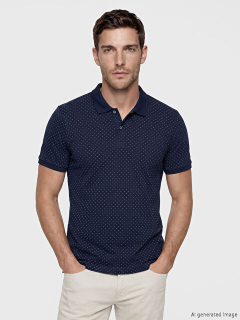 LCWAIKIKI Classic Man NAVY T-Shirt - S6KA15Z8-DWP