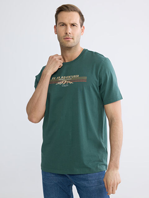 LCWAIKIKI Classic Man GREEN T-Shirt - S6KA17Z8-SXM