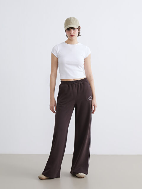 XSIDE Athletics Baskılı Kadın Kalın Eşofman Altı - S6KB17Z8-D2N