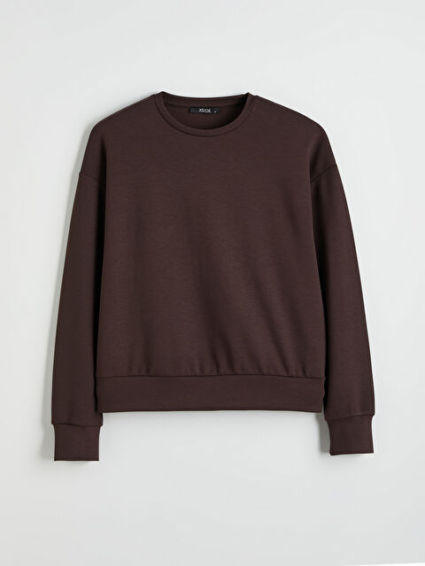 XSIDE Bisiklet Yaka Soft Touch Kadın Sweatshirt - S6KB20Z8-ZKW