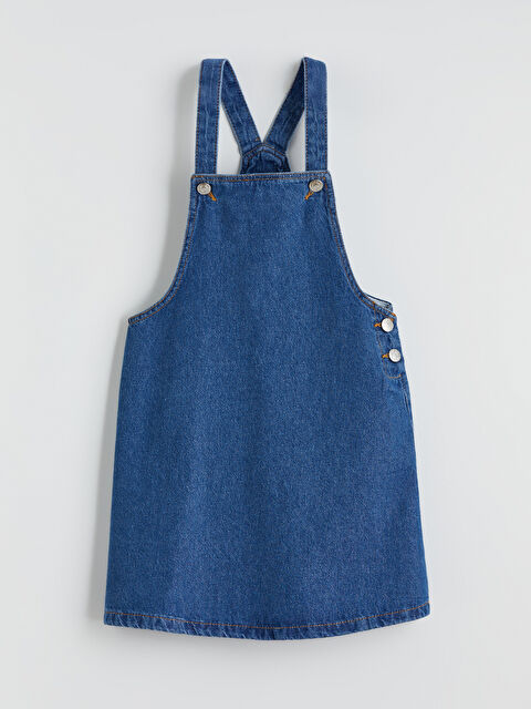 LCW ECO Kız Çocuk Salopet Elbise - S6KB23Z4-507