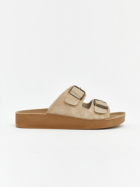 Grunland sandali da donna in pelle con zeppa a strappo comodi leggeri
