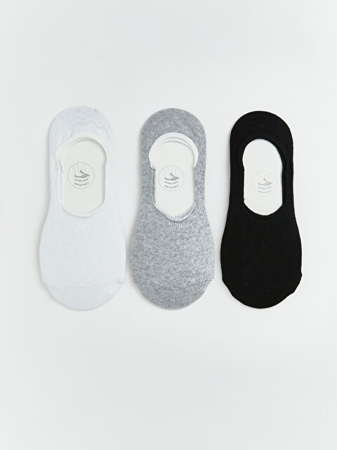 LCW ECO Kaymaz Topuklu Kadın Babet Çorap 3'lü