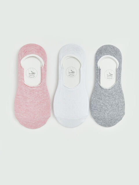LCW ECO Kaymaz Topuklu Kadın Babet Çorap 3'lü