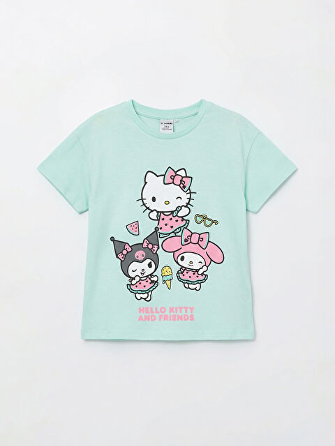 LCW Kids تیشێرتی چاپکراوی كچان Hello Kitty