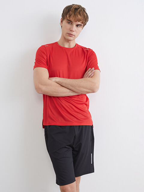 XSIDE ACTIVE Мъжка спортна тениска с обло деколте - S6KC17Z8-VWL