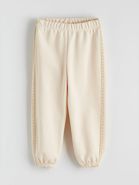 LCW Kids Beli Lastikli Kız Çocuk Jogger Eşofman Altı - S6KC50Z1-FRQ