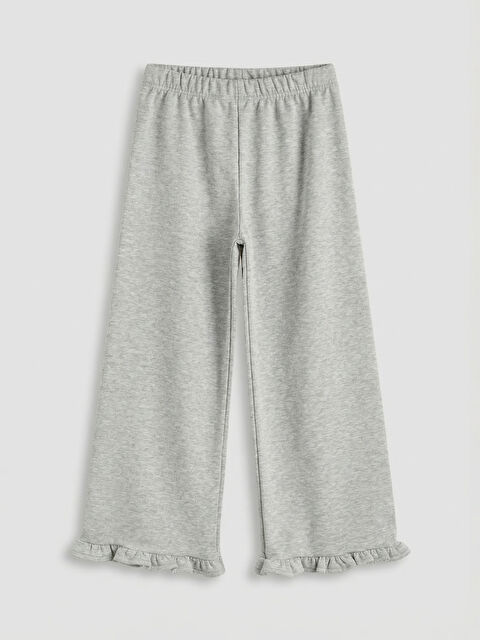 LCW Kids Fırfır Detaylı Kız Çocuk Eşofman Altı - S6KC62Z1-CT3