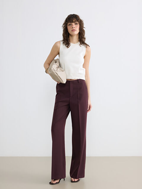 LCW Vision Woman BORDEAUX Trousers - S6KC80Z8-CZT
