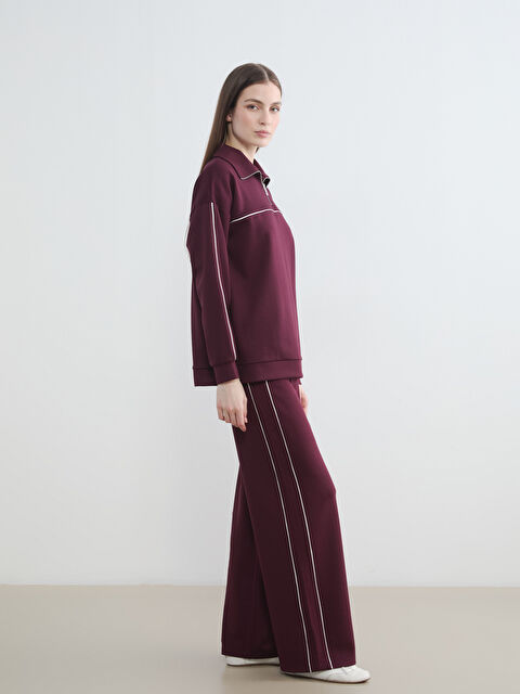 LCW Modest Beli Lastikli Soft Touch Kadın Eşofman Altı - S6KD01Z8-HNV