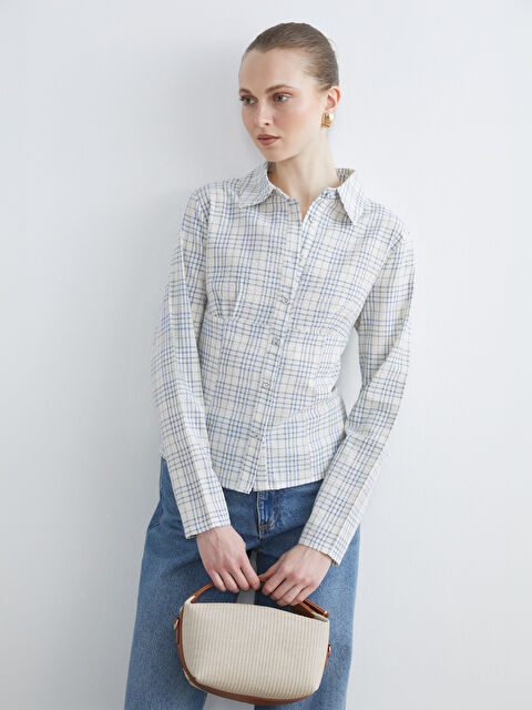 LCWAIKIKI Classic Plaid Women's Shirt - S6KD04Z8-LLC