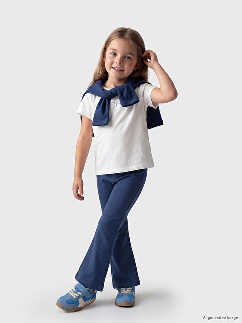 LCW Kids İspanyol Paça Kız Çocuk Tayt