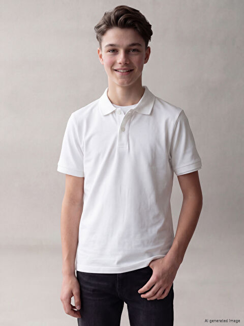 LCW Kids Dečija majica sa polo kragnom