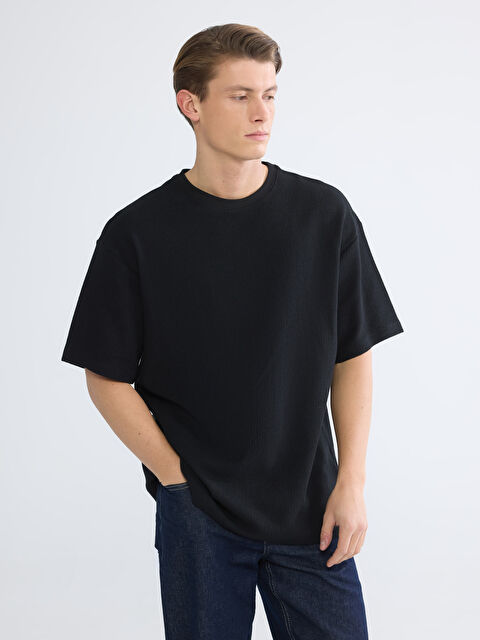 LCW ECO Bisiklet Yaka Erkek Tişört - S6KD80Z8-CVL