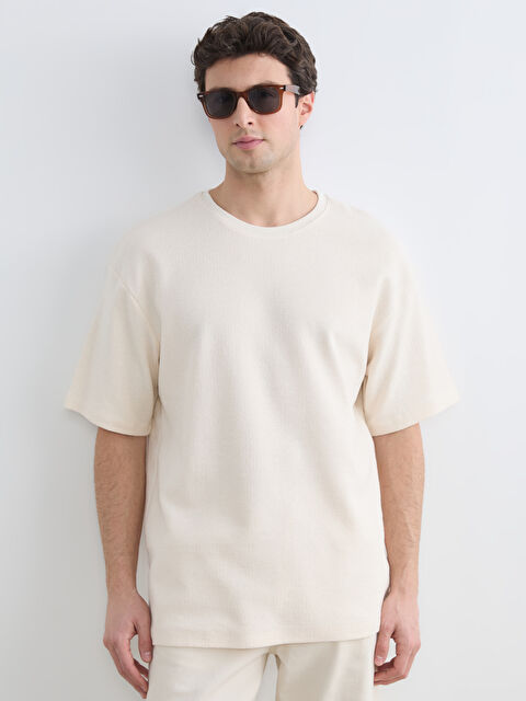 LCW ECO Bisiklet Yaka Erkek Tişört - S6KD80Z8-ZU9