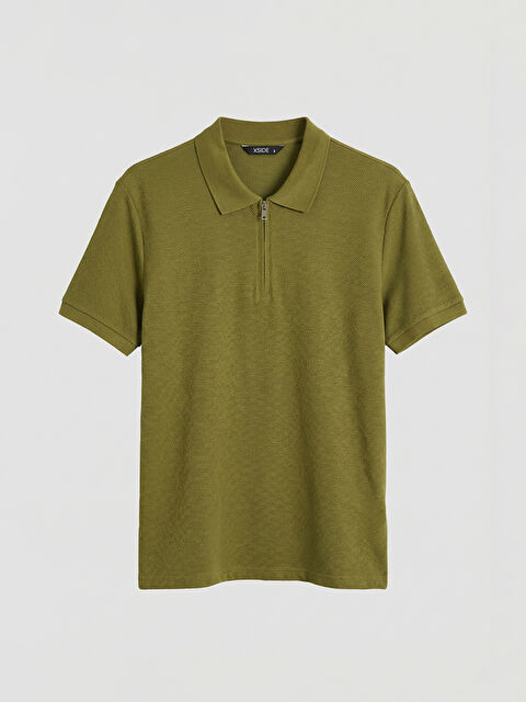 XSIDE Polo Yaka Penye Erkek Tişört - S6KE10Z8-H0E