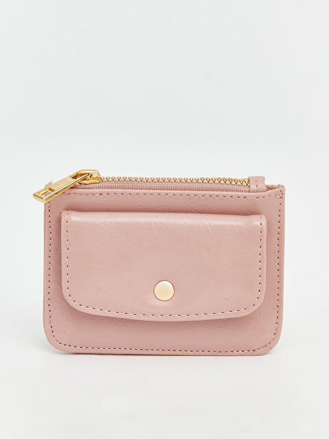 LCW ACCESSORIES Deri Görünümlü Kadın Cüzdan - S6KE67Z8-YQ2