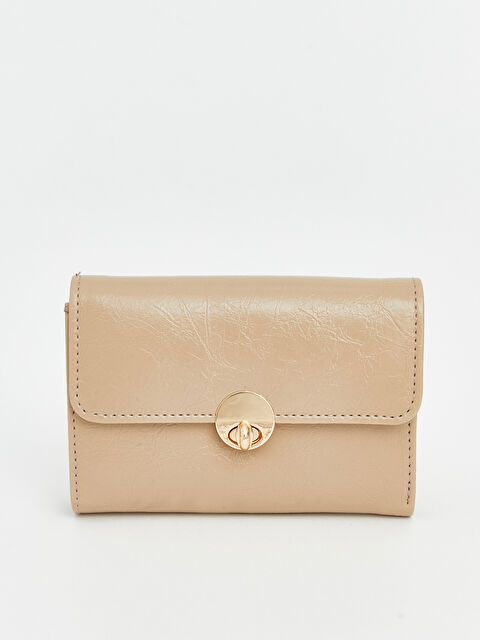 LCW ACCESSORIES Çıtçıt Kapamalı Kadın Cüzdan