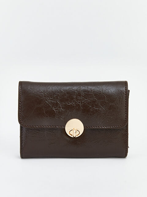LCW ACCESSORIES Çıtçıt Kapamalı Kadın Cüzdan - S6KE70Z8-HML