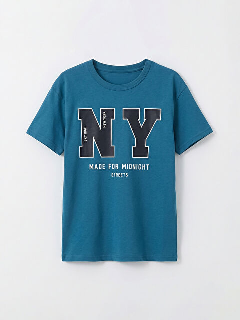 LCW Kids Baskılı Erkek Çocuk Tişört - S6KE95Z4-HHP