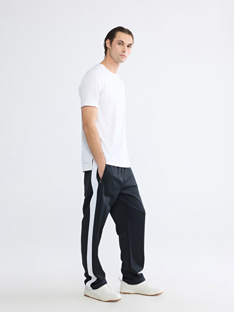 XSIDE ACTIVE Loose Fit Şeritli Erkek Eşofman Altı - S6KF43Z8-CVL